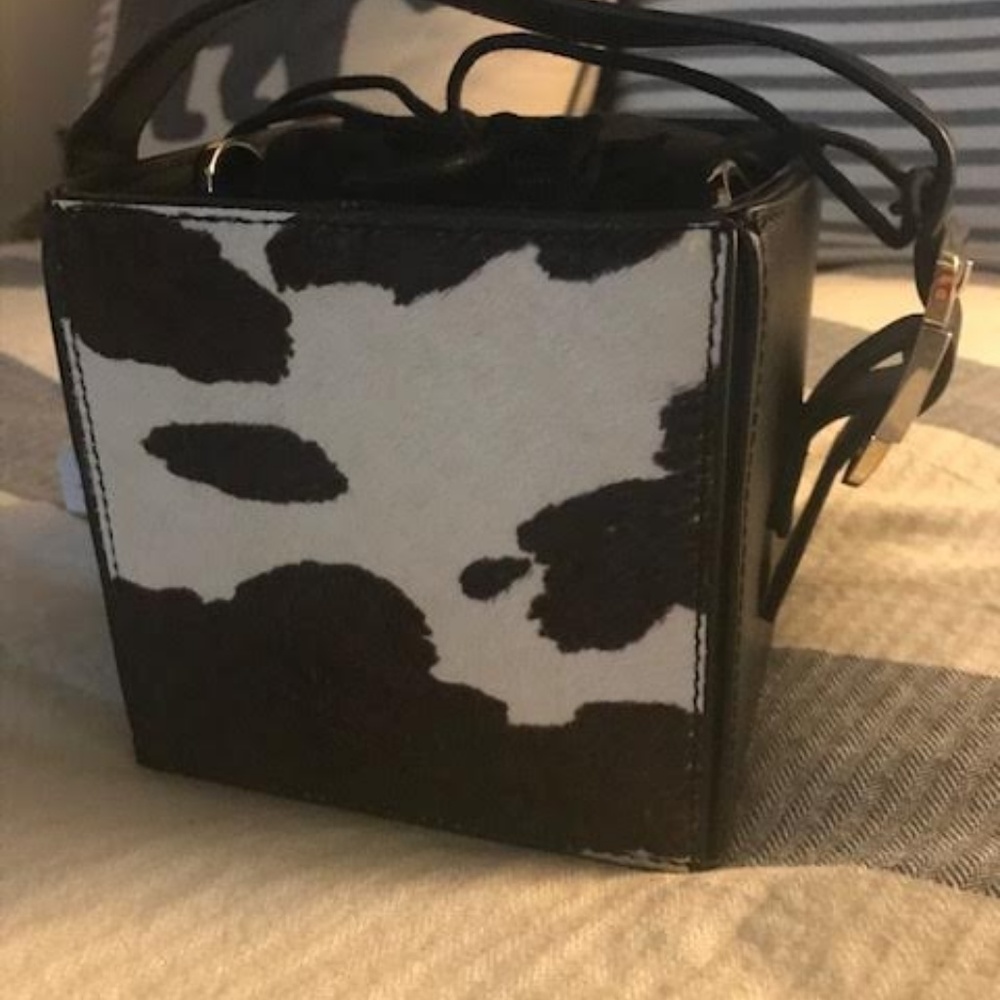 Square Calfskin Mini Purse from Topshop